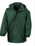 Heavy Waterproof Fleece lined Coat embroidered with Letter or initials