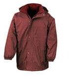 Heavy Waterproof Fleece lined Coat embroidered with Letter or initials
