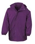 Heavy Waterproof Fleece lined Coat embroidered with Letter or initials