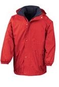 Heavy Waterproof Fleece lined Coat embroidered with Letter or initials