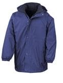 Heavy Waterproof Fleece lined Coat embroidered with Letter or initials