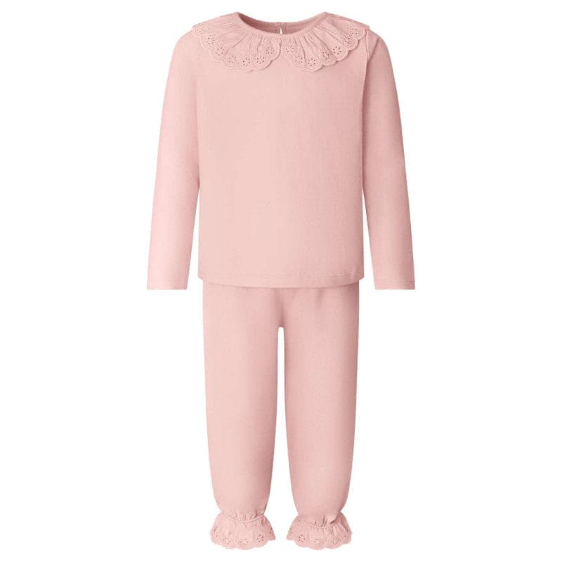Confirmation Long Sleeve Frilled Pyjama Set
