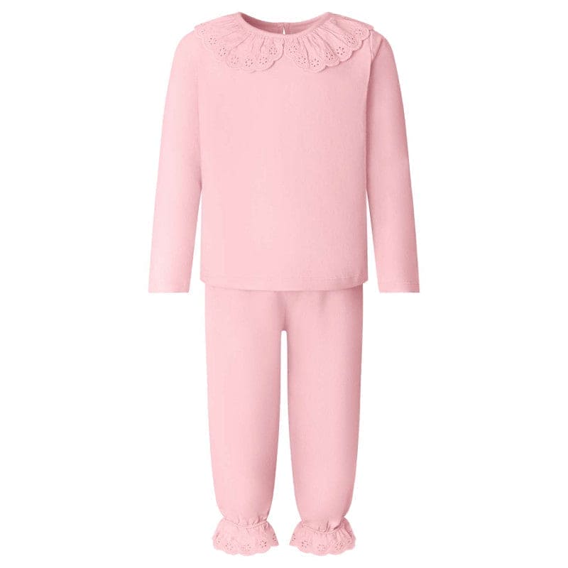 Communion Long Sleeve Frilled Pyjama Set