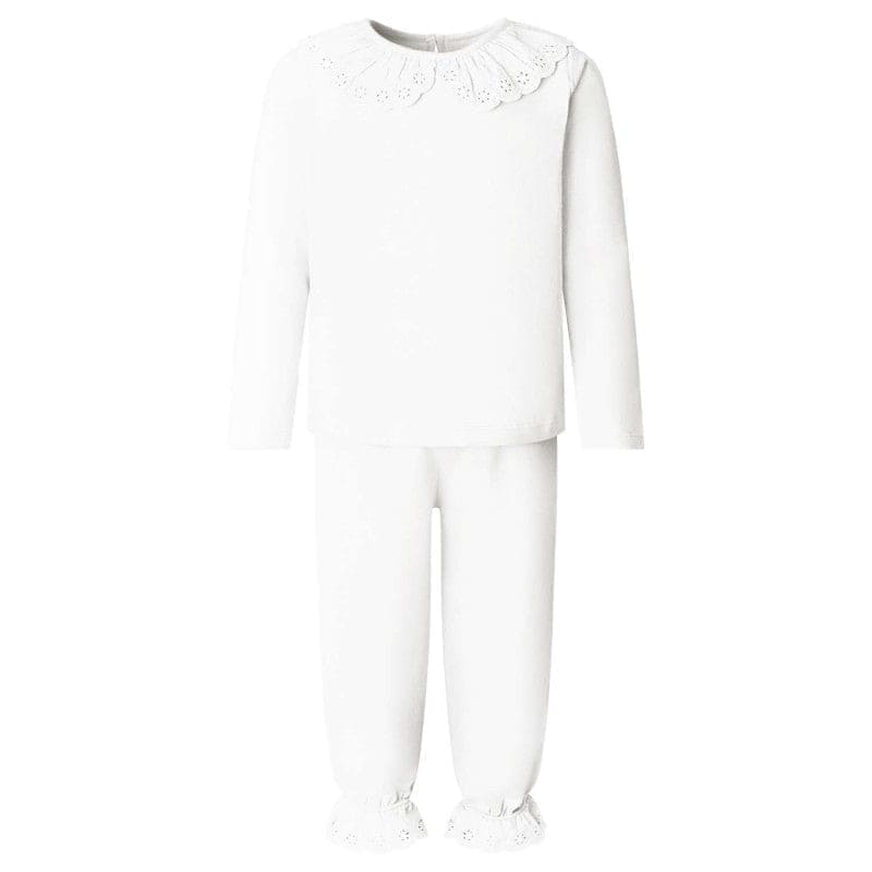Communion Long Sleeve Frilled Pyjama Set