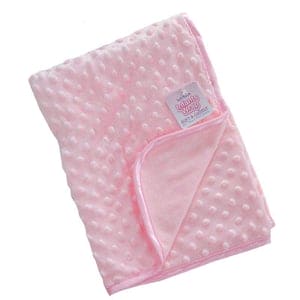 Name and Heart Crown Soft Bubble Embossed Blanket