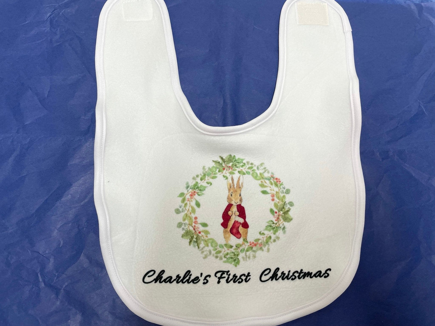 Christmas Fleece Bib