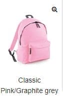 Personalised 18 Litre Back Pack School Bag