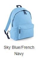 Personalised 18 Litre Back Pack School Bag Name and image