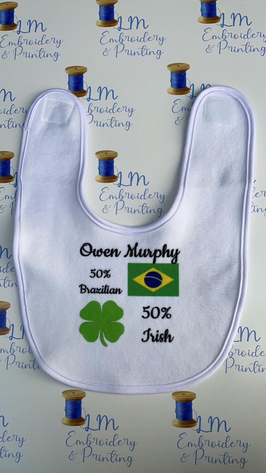 Christmas Fleece Bib