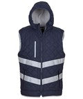 YOKO Hi-vis Kensington hooded gilet
