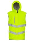 YOKO Hi-vis Kensington hooded gilet