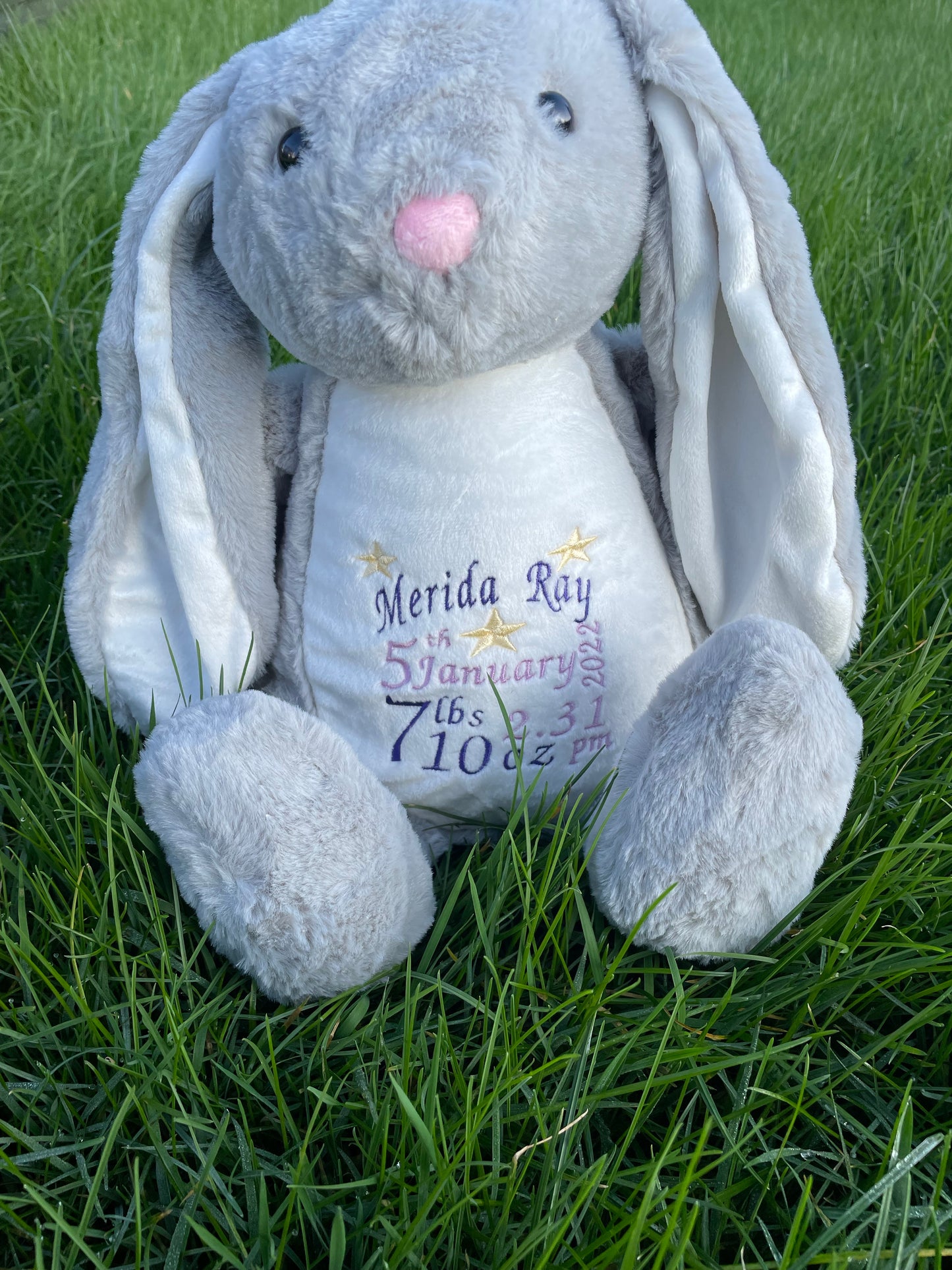 Teddy Bear Bunny Rabbit Personalised