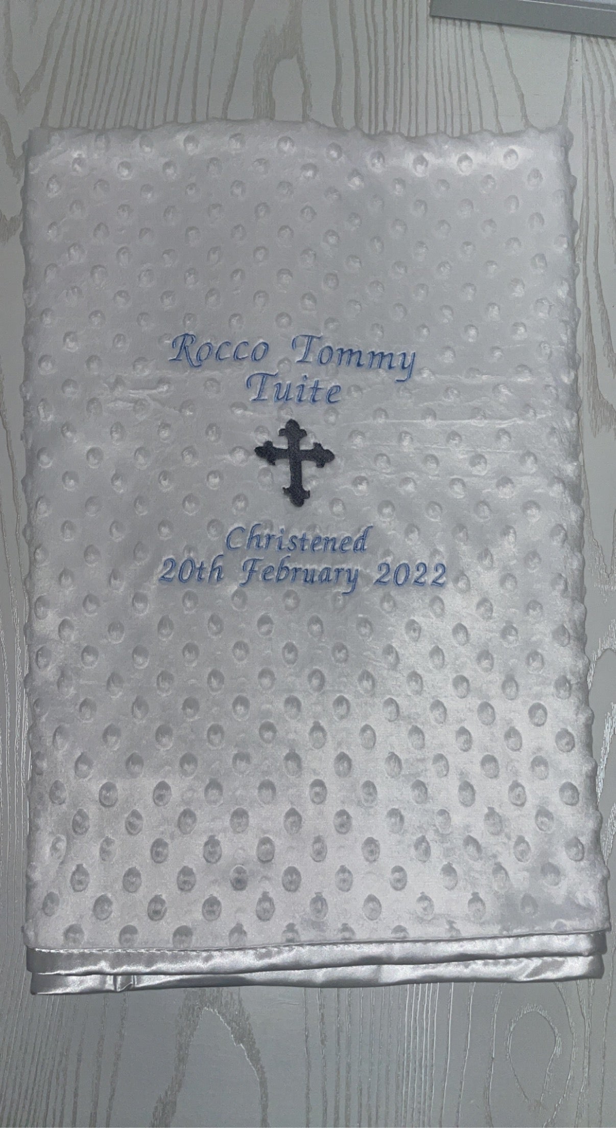 Christening Blanket