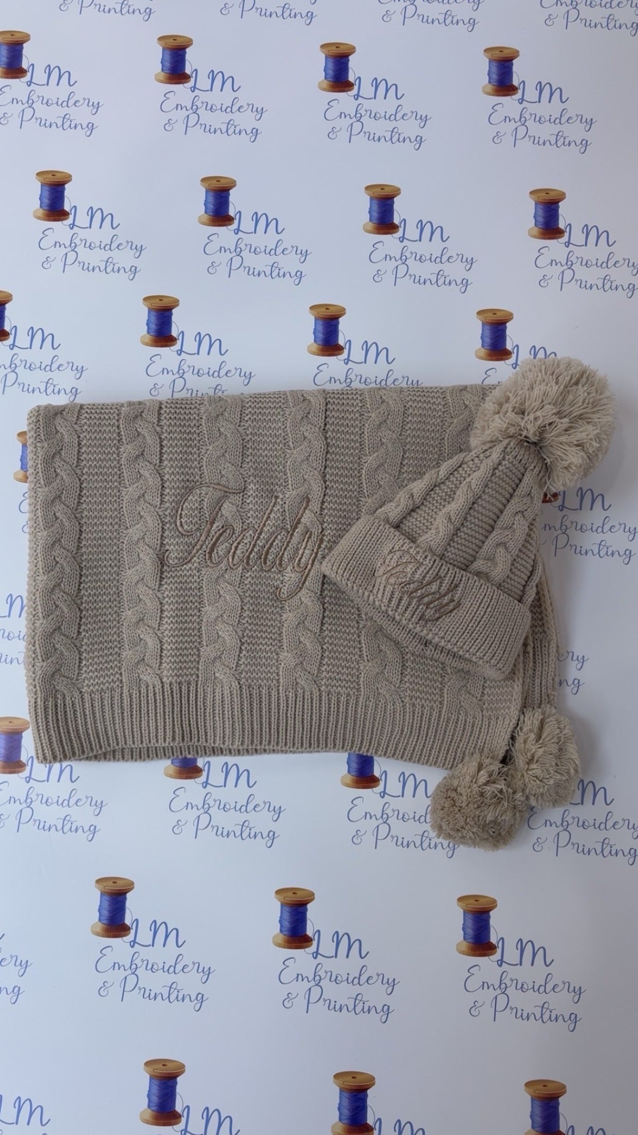 Cable Knit Wrap