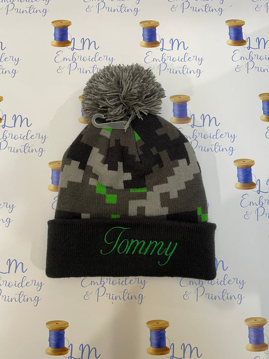 Minecraft style beanie