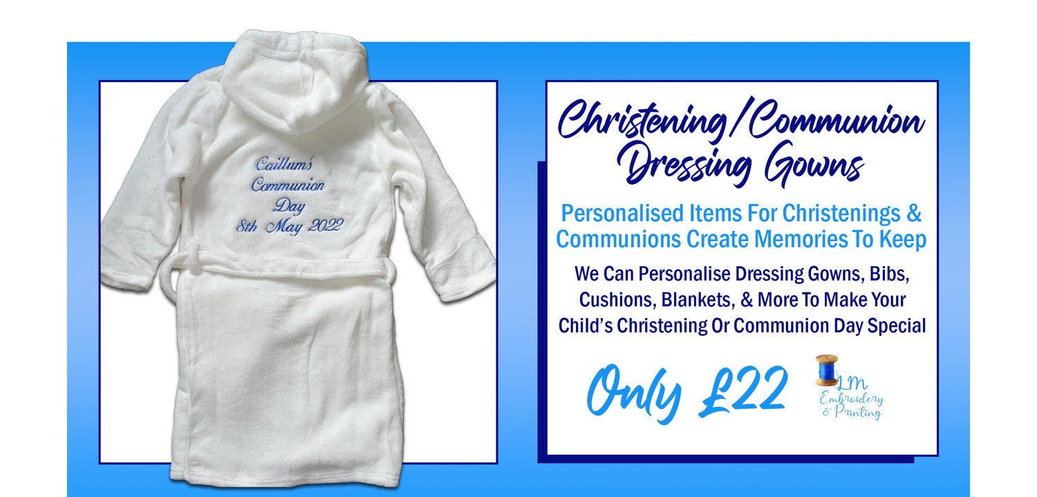 LM Embroidery & Printing. Providing quality custom workwear and personalised gifts. From one-off gifts for special occasions to kitting out your staff to give your business a professional image, we can handle all your requirements & produce great results