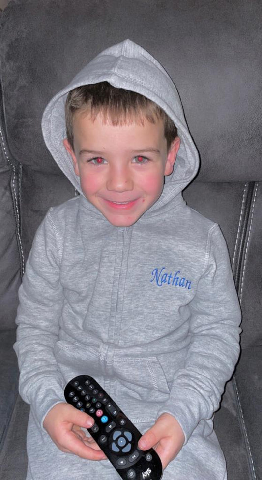 All In One Children's Onesie Embroidered with First Name