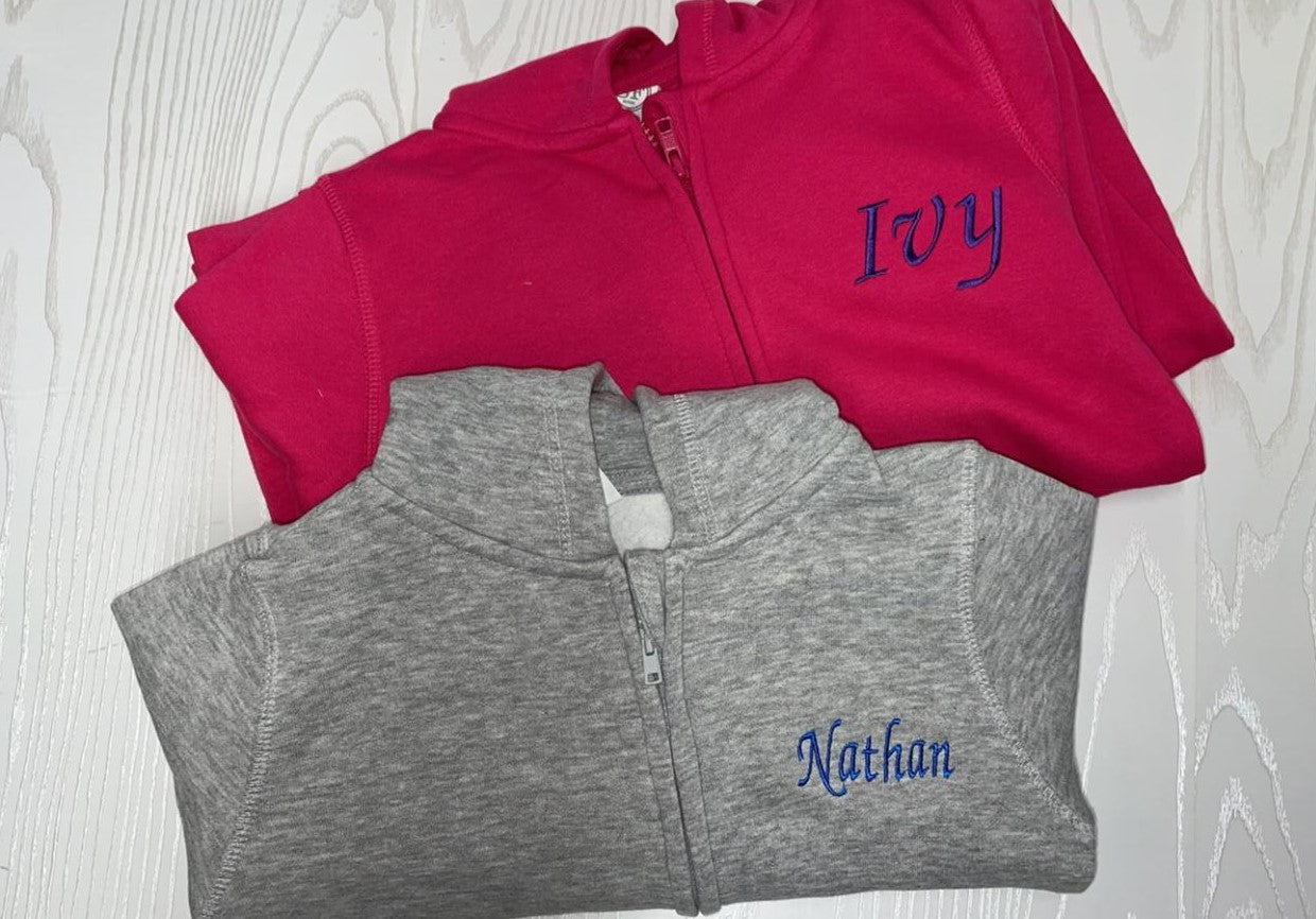 All In One Children's Onesie Embroidered with First Name