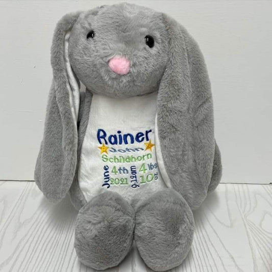 Teddy Bear Bunny Rabbit Personalised