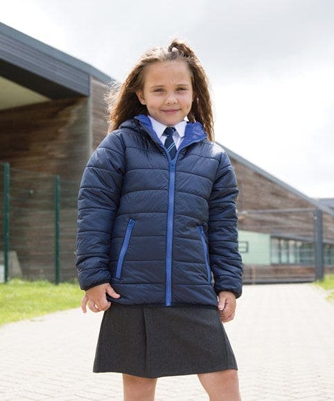 Result junior soft padded jacket with hood
